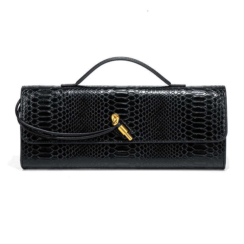 High end Handheld Banquet Bag for Women, Horizontal Version, Trendy Stone Pattern Bar Retro niche Single Shoulder Crossbody Bag, 2025 New Casual and V