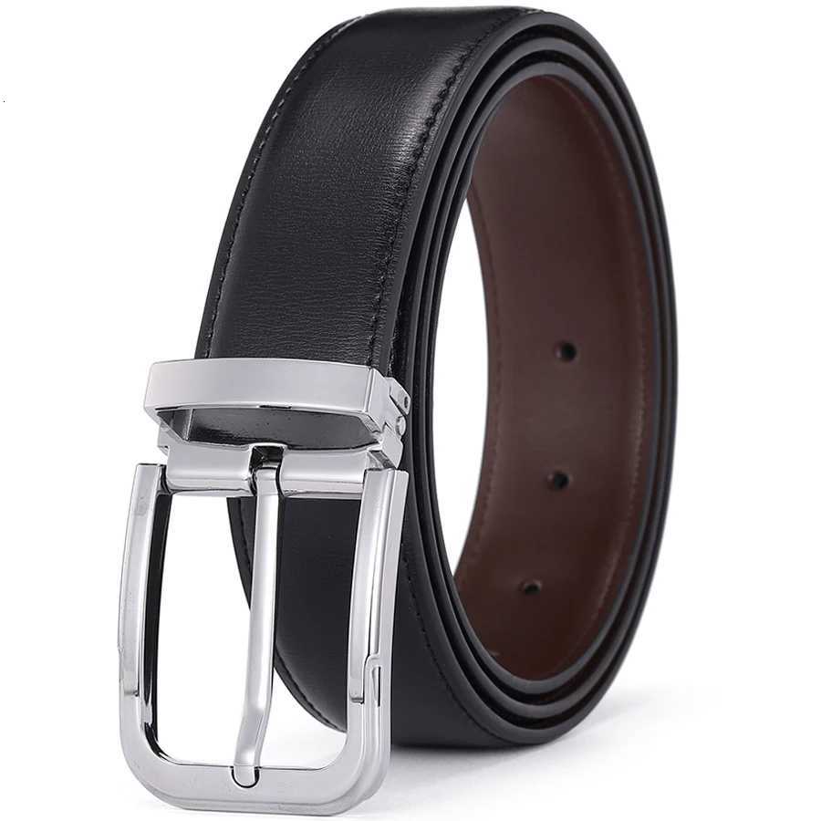Pin Buckle Cowskin Belts for Men High Quality Mens Leather Belt Designer Strap Male Fashion Luxury Brand Waist AccessoriesT251107