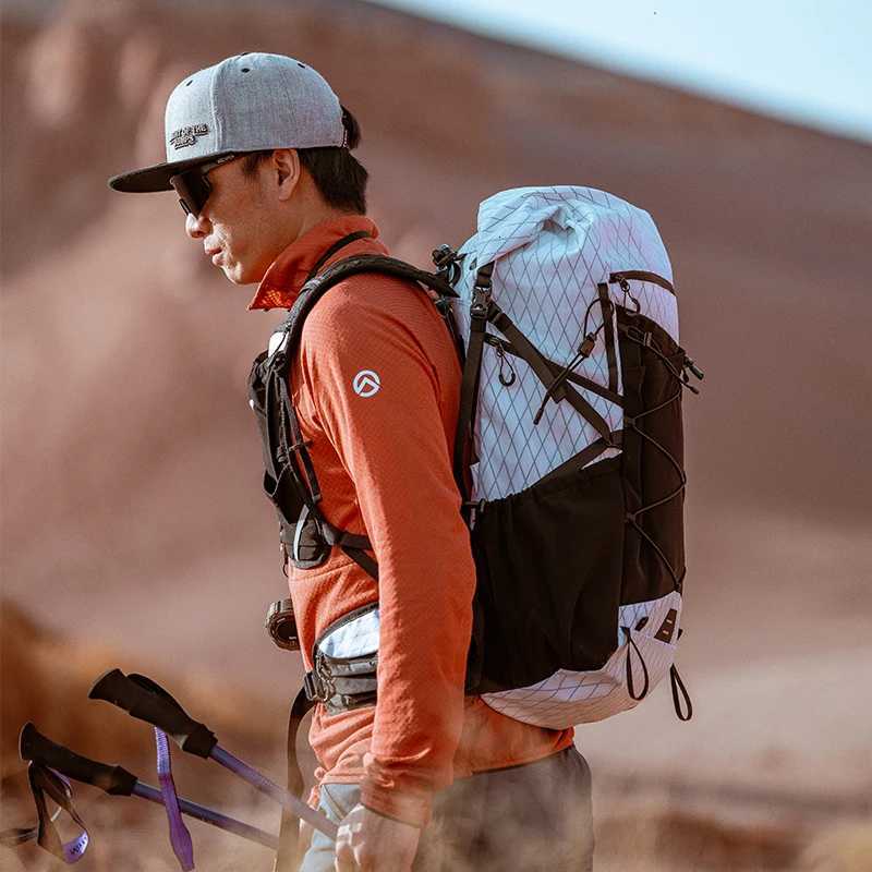 ANMEILU Camping Backpack 40L Large Capacity Waterproof Climbing Bag Ultralight Travel Man Backpack Outdoor Hiking BackpackXJ251106