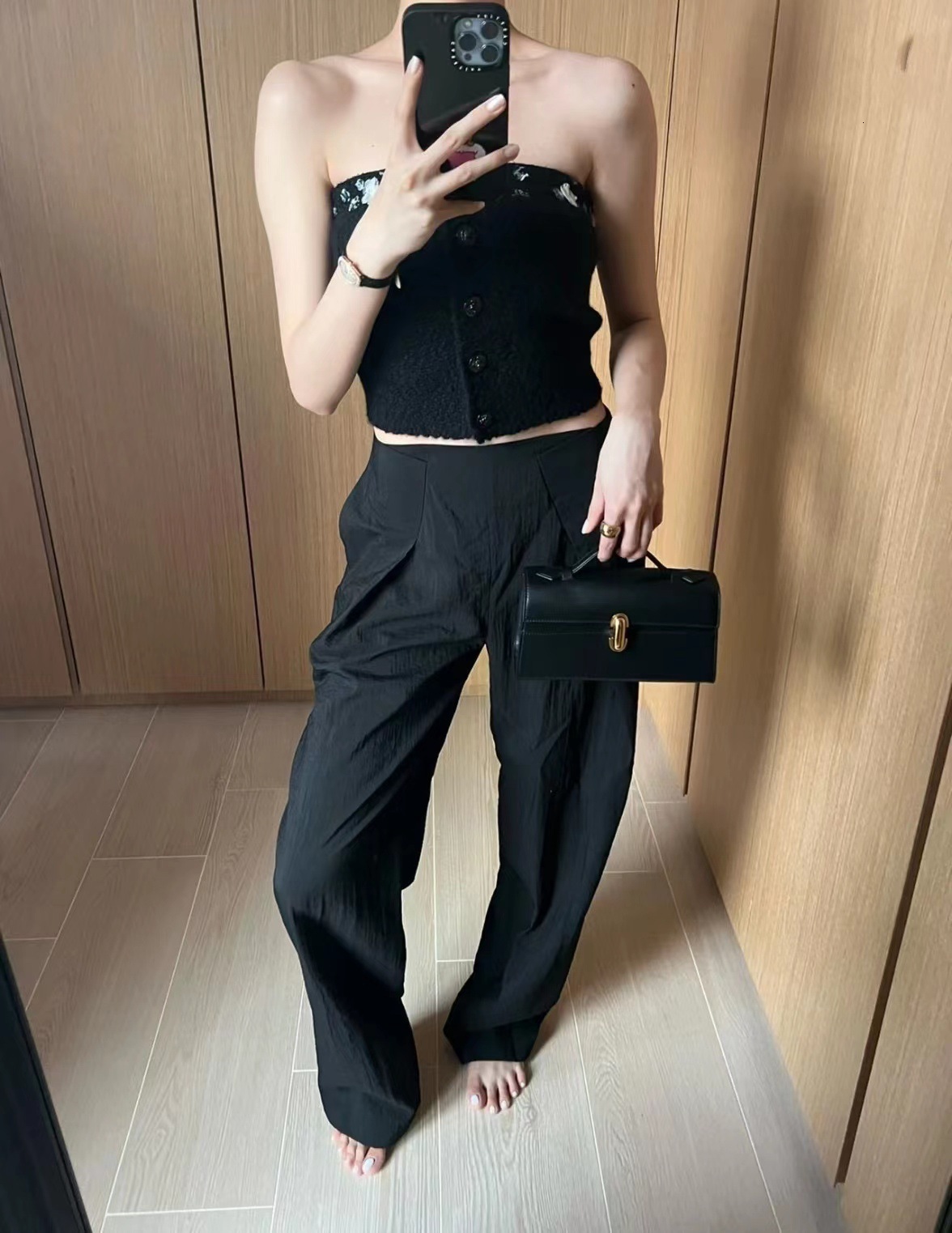 2025S New Model Designer Italian Niche High End Light Women S Suede Frosted Flip Small Square Leather Handbag Totebag Hand Shoulder Bag