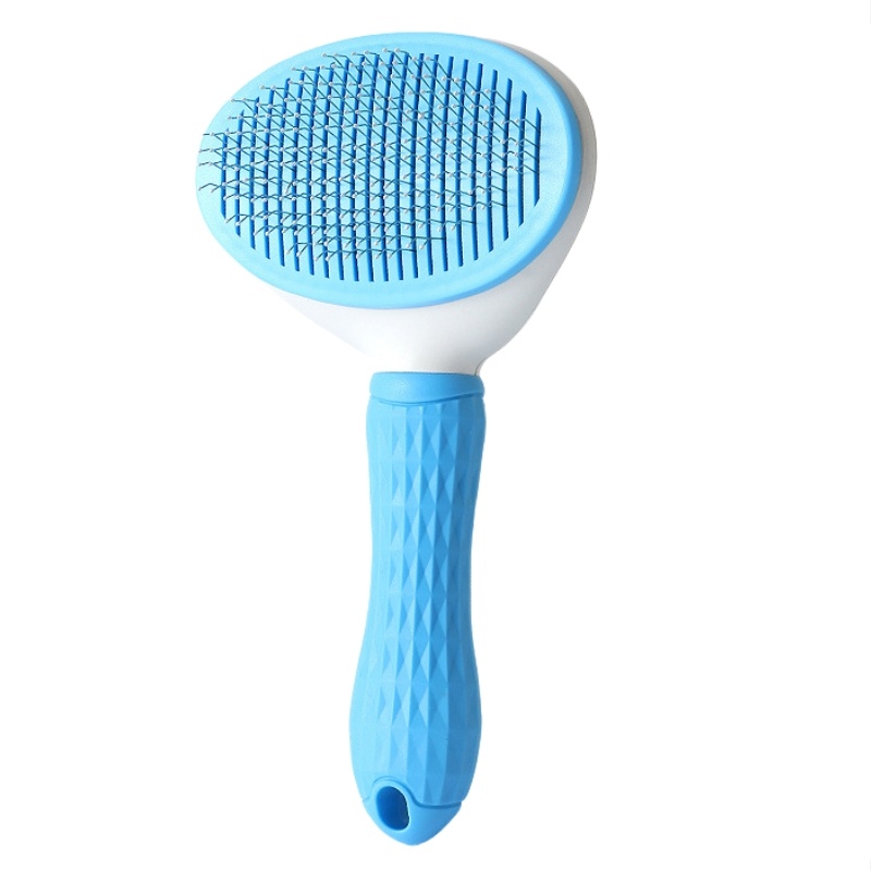 Dog Hair Comb Grooming Brush Pet Comb Self Cleaning Slicker Remove Hairs Brush Pets Dematting Comb Beauty Slickers Dogs Combs