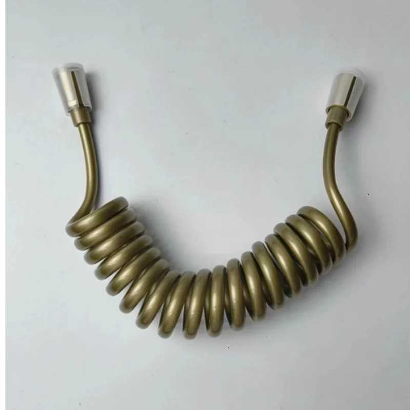 Gold Spring ible Retractable Hose For Shower Toilet Bidet Shower Water Pipe Water Plumbing Toilet hose 15m 2m Y251107