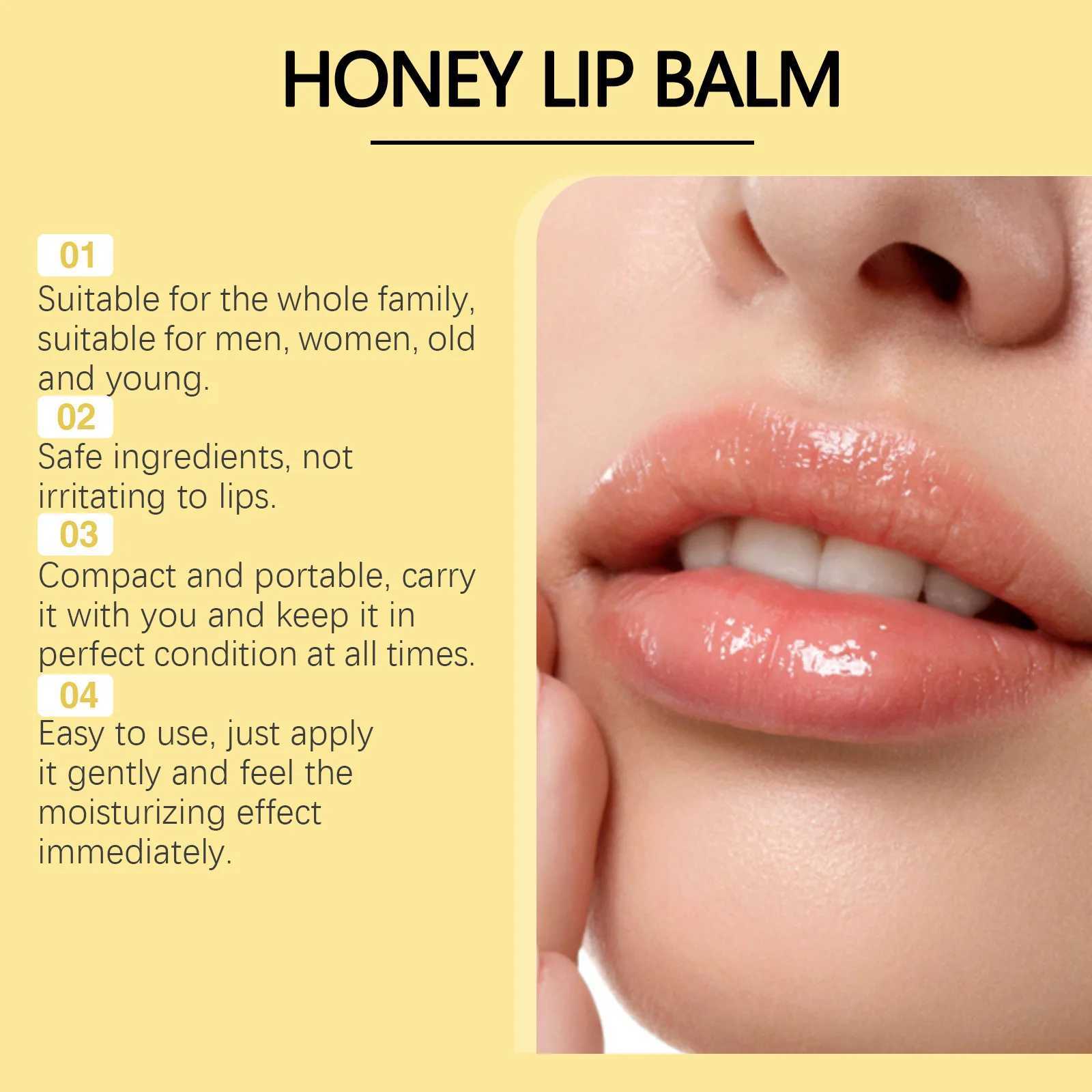 Hoygi 15g honey moisturizing lipstick moisturizing anti crack dry dark lipstick exfoliating repair lipstick W250407