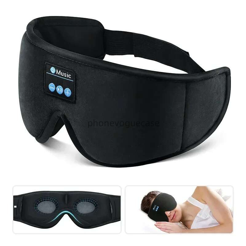 3D Eye Bluetooth Music Play Sleeping With Built-In HD Speaker Mask For Sleep Headphones Wireless Air Travel 5.0
