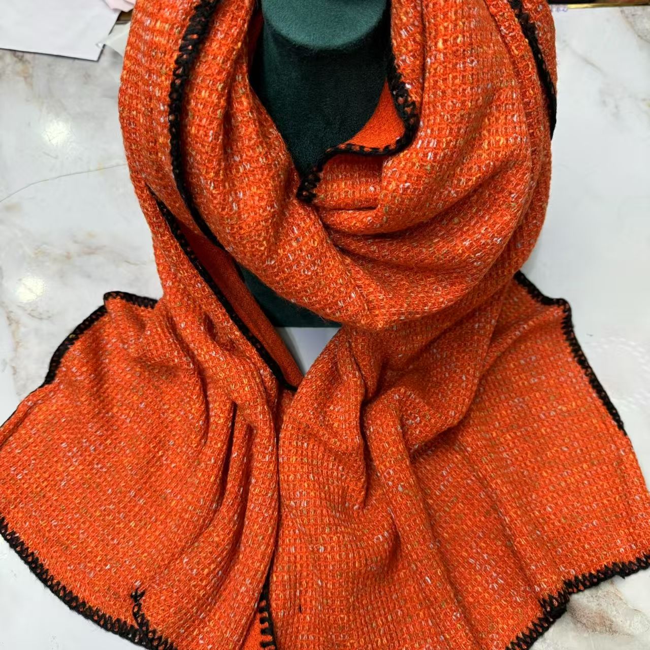 T432 new solid color winter versatile scarf shawl neck thick scarf fashion hot sale