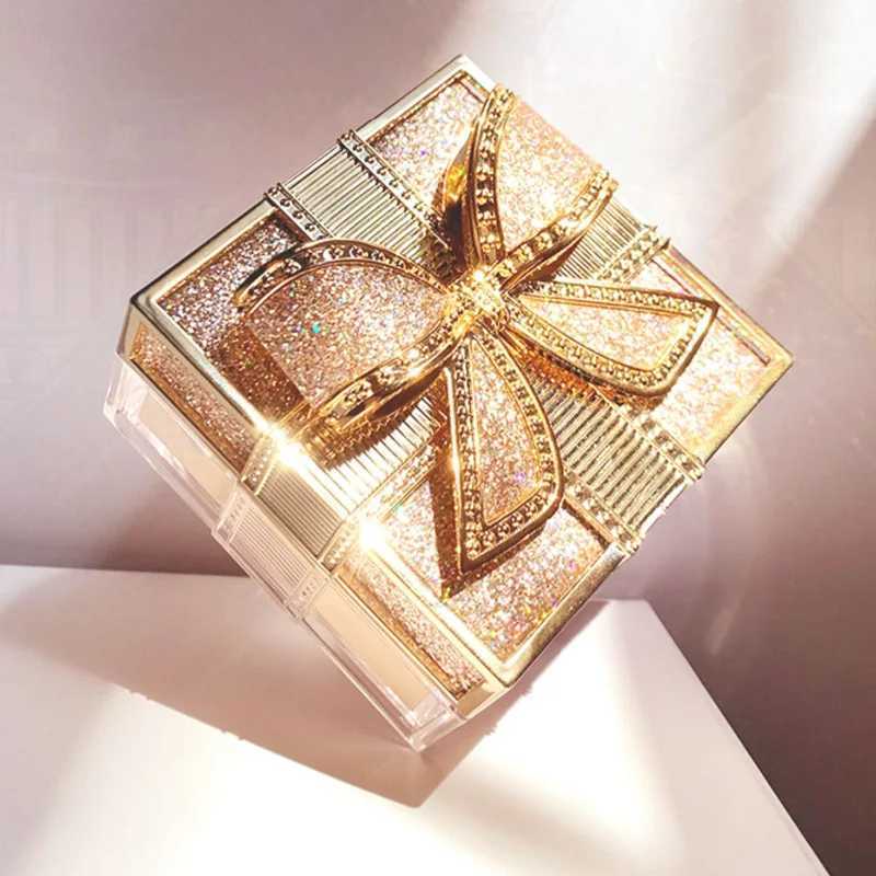 2 colors loose makeup powder transparent decorative powder waterproof cosmetic puff used for facial decoration with puffXJ250407