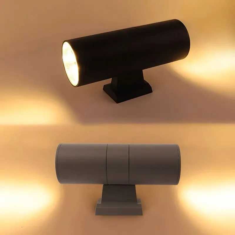 Outdoor wall lamp exterior wall waterproof led wall washer lamp hotel entrance upper and lower double-headed pillar outdoor two-W251106