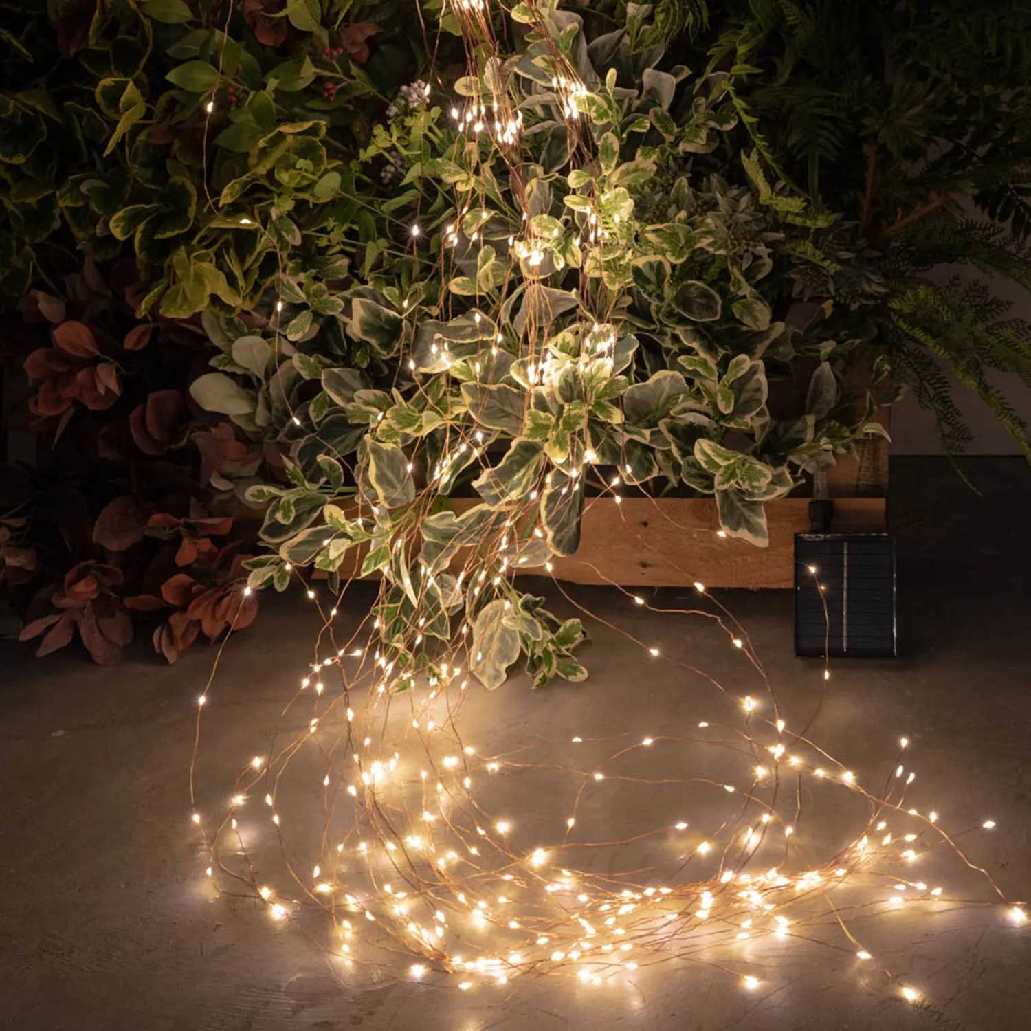 RGB Christmas Tree Branch Lights Battery Timer Outdoor Led Waterfall Lights Decoration Outdoor Home Christmas Wedding Ornaments W251107