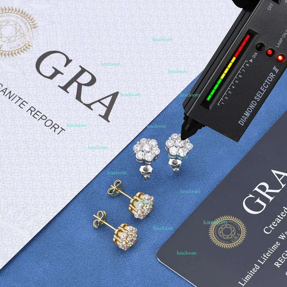 Design jewelry S Sier Moissanite wer personalized stud Custom premium earrings