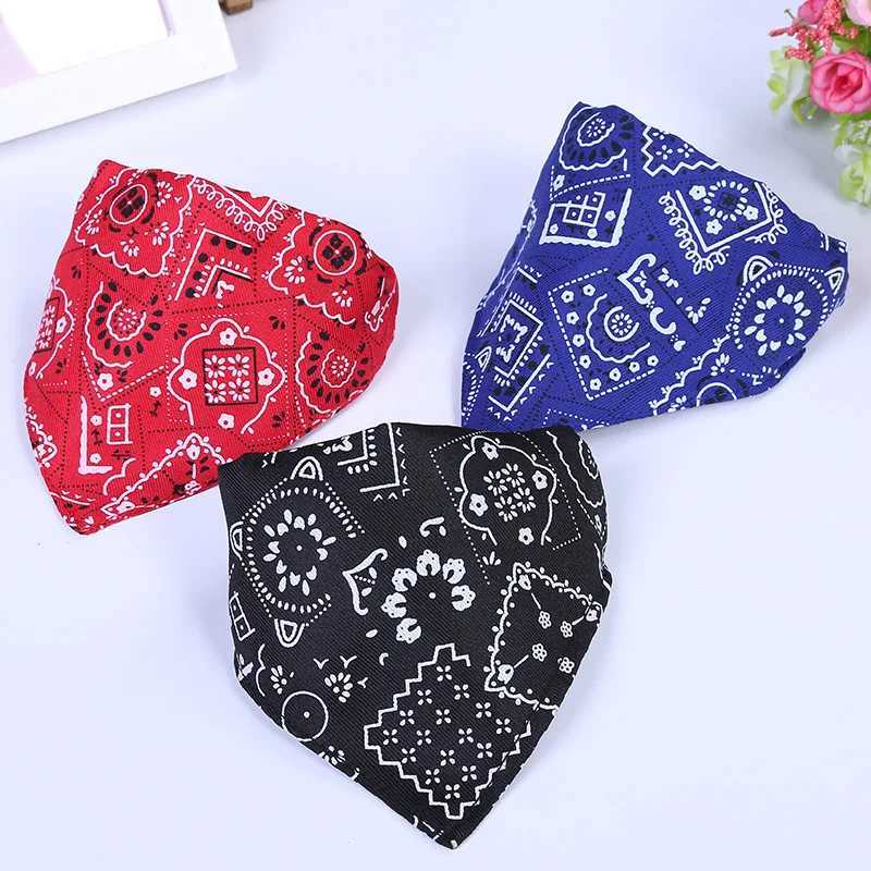 High Quality Pet Dog Collar Scarf Dog Cat Collar Bandage Collar Scarf with Leather Collar Accessories Adjustable Pet Dog Collar T250407