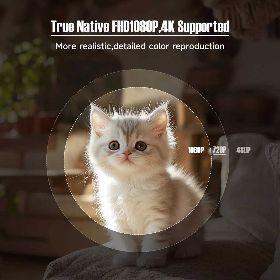 Magcubic Native 1080P 650ANSI 4K Android 11 L018 360 Projector With Auto Keystone Focus Air Mouse Wifi6 BT5.2 Portable Outdoor X250407