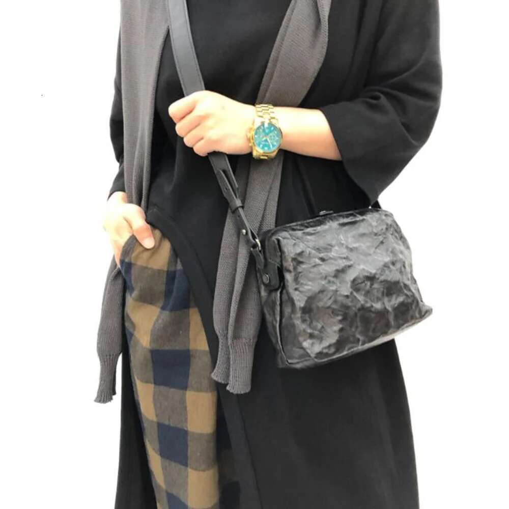 Vintage Cool Sheepskin Shoulder Bag For Women Stone Pattern Handbags Crossbody Genuine Leather Zipper Small Messenger Bags Purse
