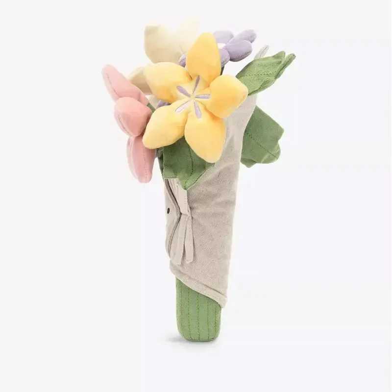 Handheld Plush Flower Toys Home Parties Eternal Flower Decorations Christmas Lovers Thrift Clubs Props Gifts 1pcs C251107