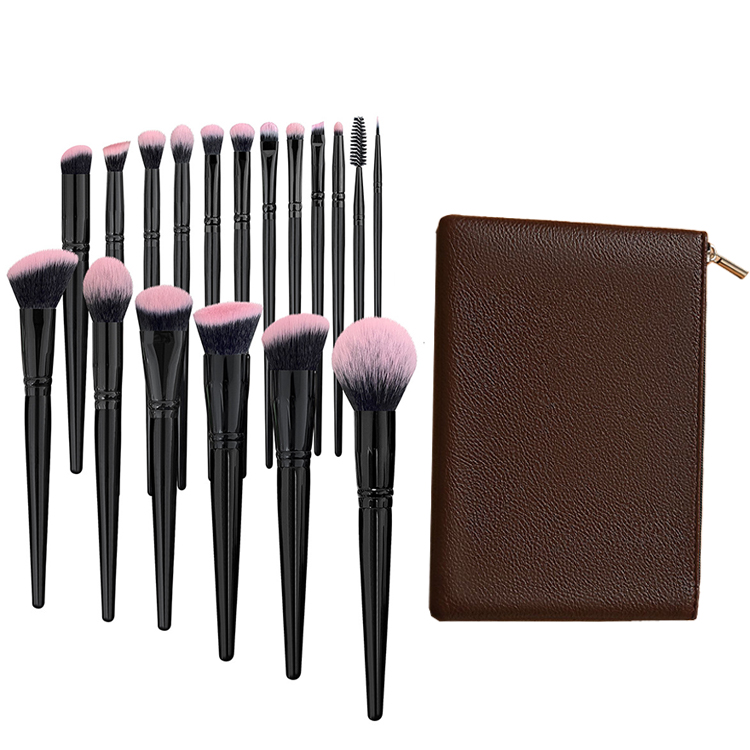 Premium 18-Piece Makeup Artist Brush Collection - Ideal For Skincare and Beauty Applications