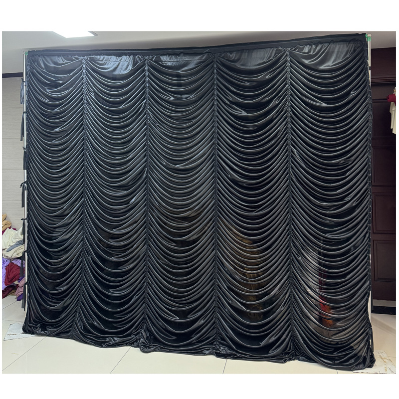 Wedding Decorations Water Ripple Yarn Curtain for Wedding Stage