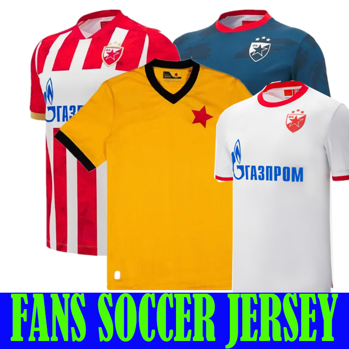 25 26 Red Star Belgrade Soccer Jerseys 2025 2026 Football Shirts