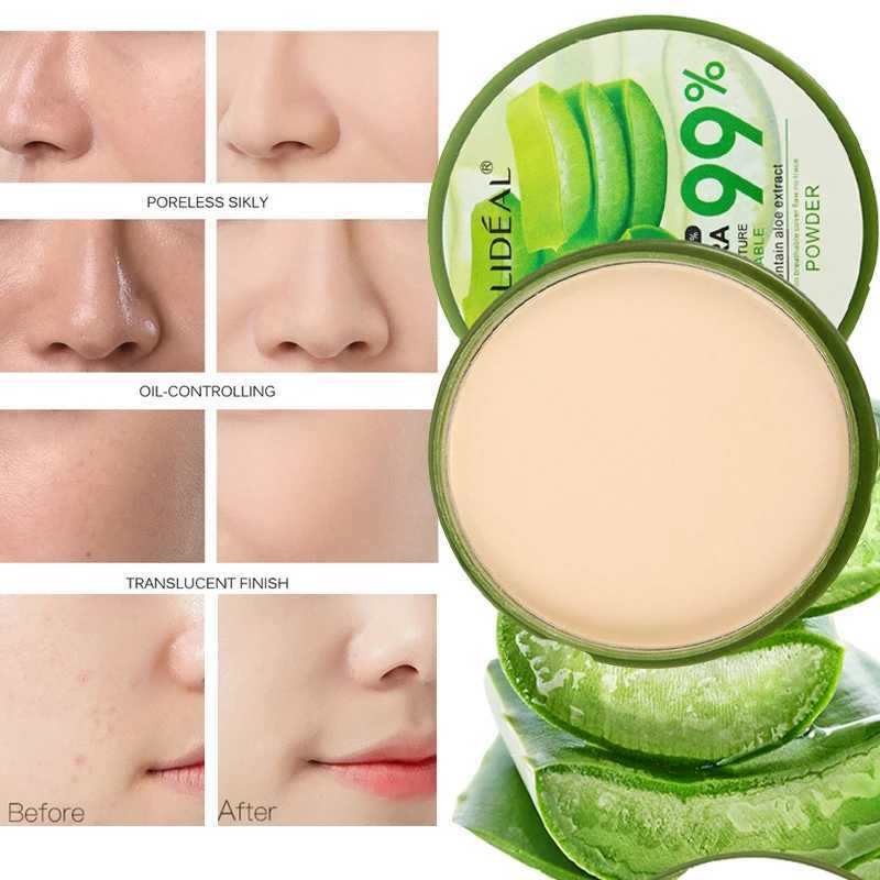 99% aloe facial powder smoothing powder waterproof and moisturizing concealer bright facial makeupXJ250407