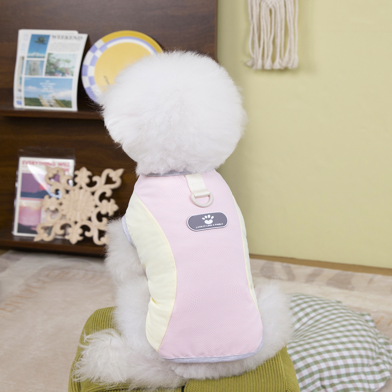 Dog Shirts Pet Clothes Double Tone Color Vest, 3 pcs Puppy Vest T-Shirt Sleeveless Costumes, Soft and Breathable Pet Apparel Outfits for Small Medium 