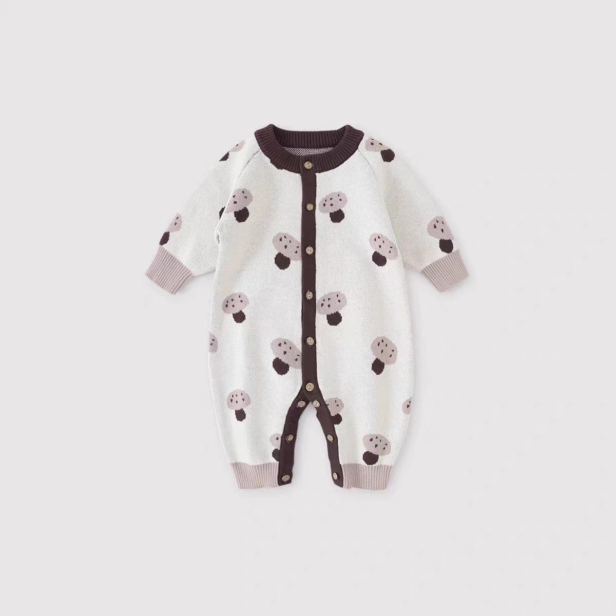 Baby outdoor clothes, autumn clothing, men's and women's knitted sweaters, baby Rompers