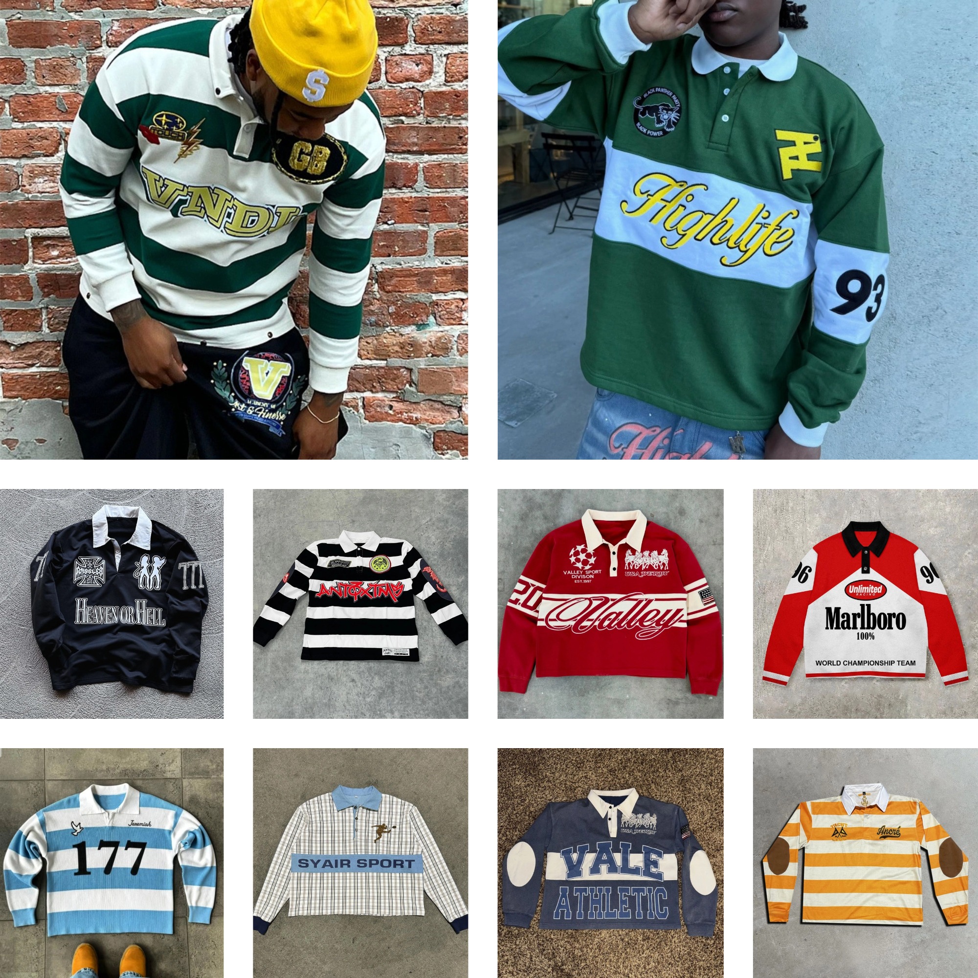 Men's Hoodies Ins Loose Pullover Round Neck Three Quarters Sleeve Couple T-shirt American Street Trend Figure Letter Printed Casual Tops