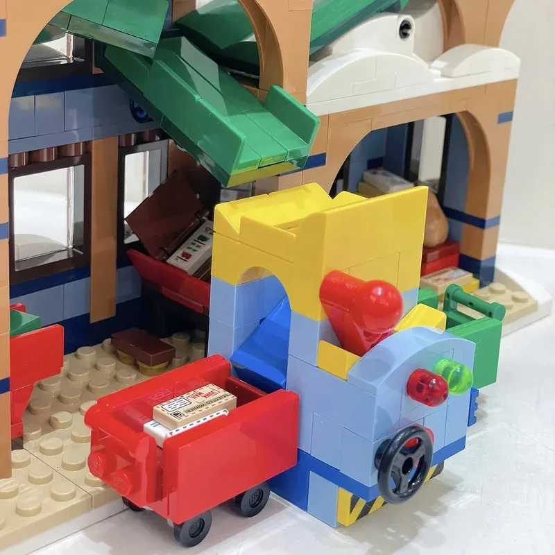 2025 New Santa Claus Post Off Building Blocks Set Winter Architecture Model Blocks Toy Christmas Gift for Adts and Children C251111