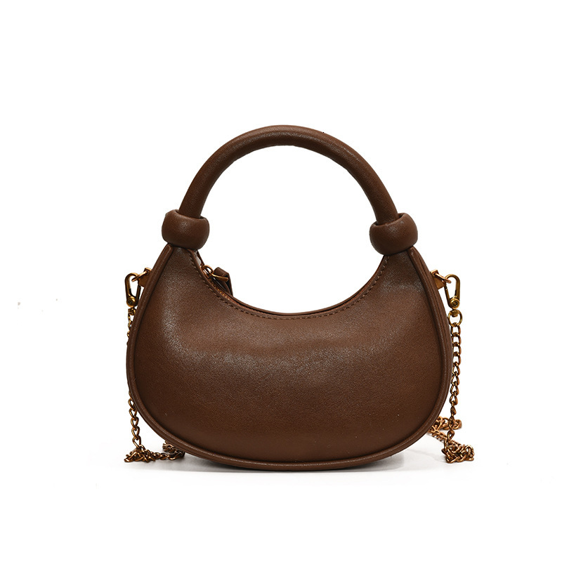 2025S Designer Women S Bag Small Niche Design Crescent Shaped For Women New Trendy Fashionable Armpit Bag High End And Exquisite Single Shoulder Cross