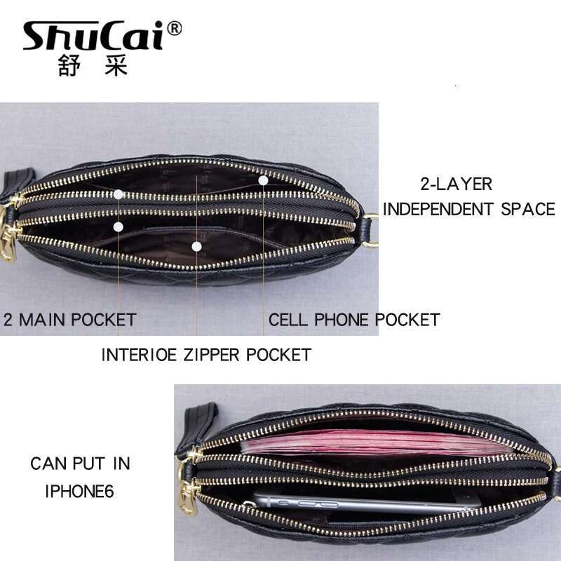 Genuine Leather Crossbody Bag Small Cow Leather Shoulder Bags For Women