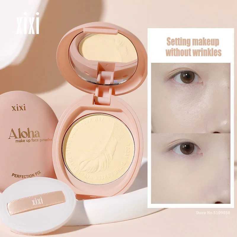 Face powder oil control 24-hour durable waterproof matt pressed powder hole free concealer makeup set compact powderXJ250407