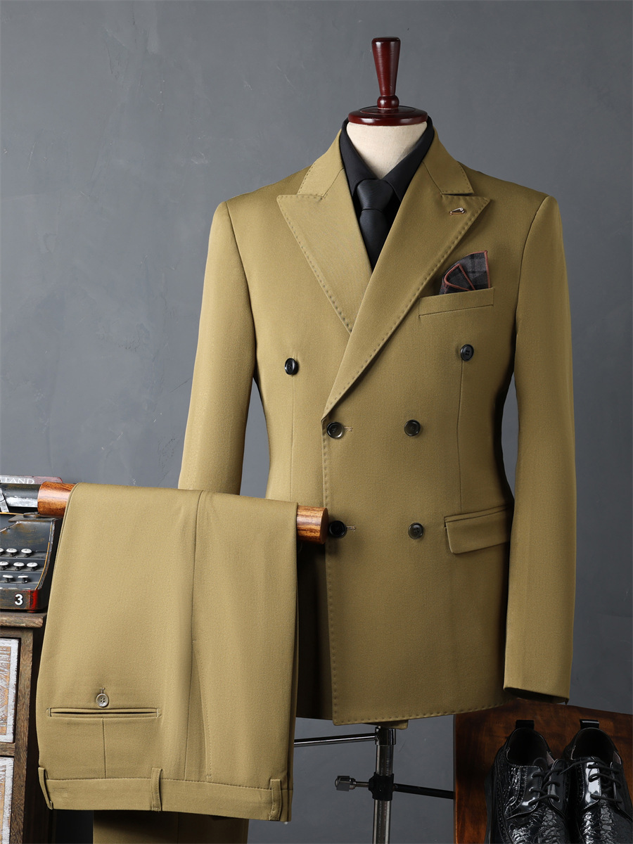k1056 Men's Slim Fit Wedding Suit - High-End Fashion Business Attire