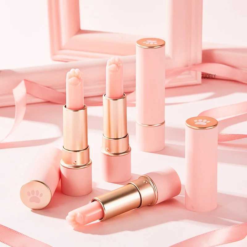 Cute cat paw color changes lipstick makeup crystal temperature changes lipstick anti crack moisturizing lipstick W250407