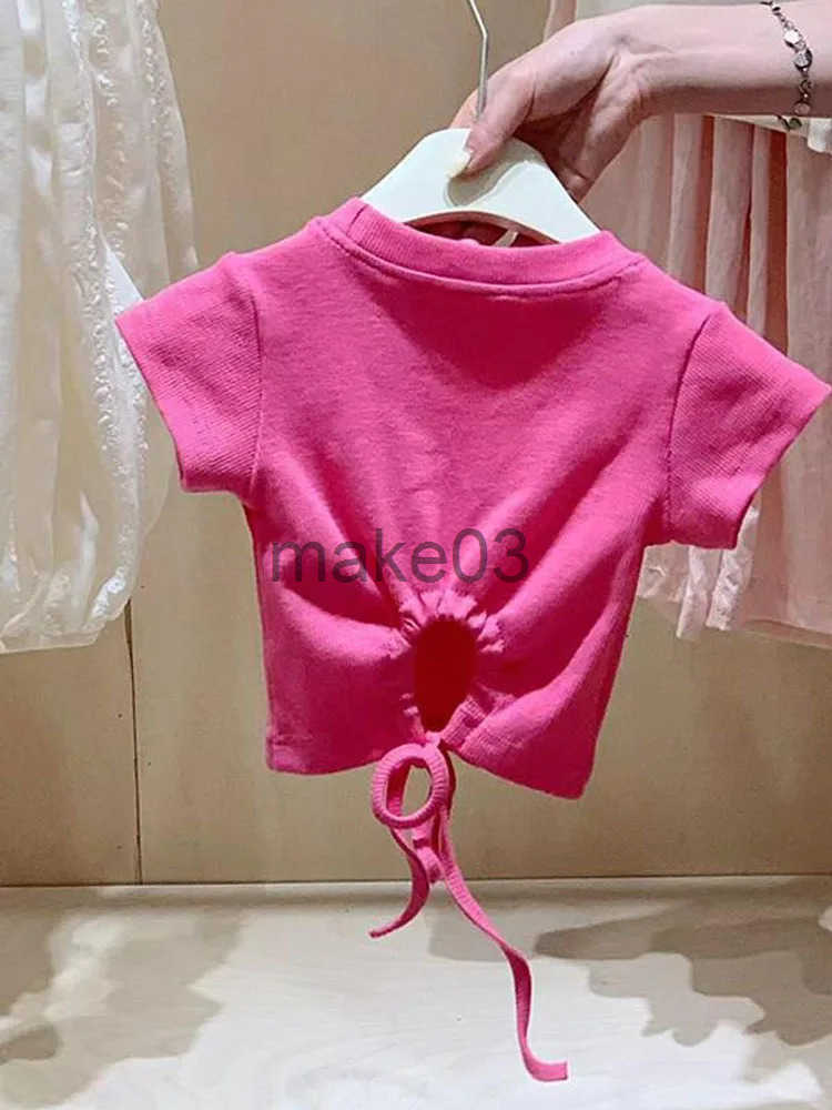 Summer Shorts Top Kids Cartoon Casual Pants Childrens Set Girls Clothing 2 to 8 Years J250403