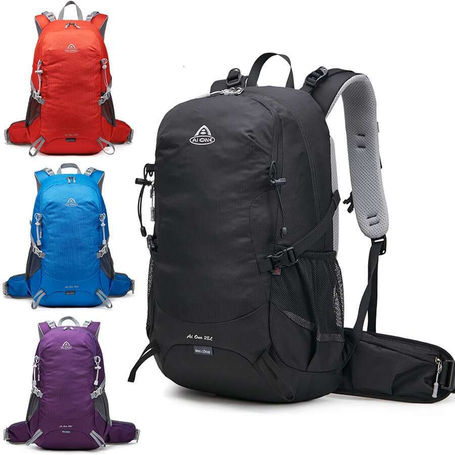 28L Hiking Men Sports Climbing Bags Waterproof Camping Daypack With Rain Cover Travel Mountain School Backpack Women