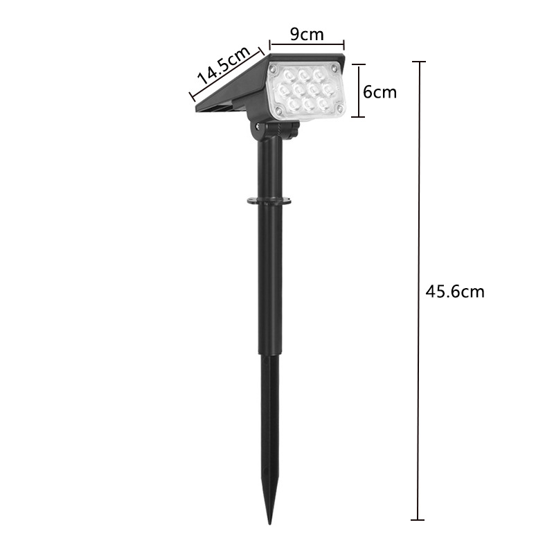 Waterproof Solar Powered LED Spotlight for Outdoor Use #10-50