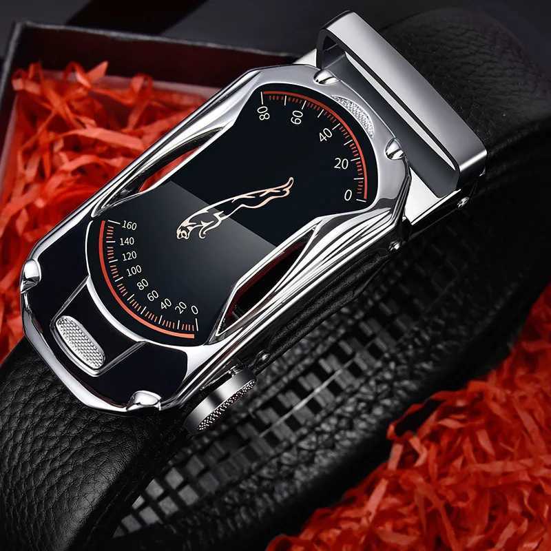 Men Plus Large Long Size 130 140 150 160 170 cm Leather Belt Metal Alloy Automatic Buckle Brand Luxury Design Waist Belts StrapsT251107