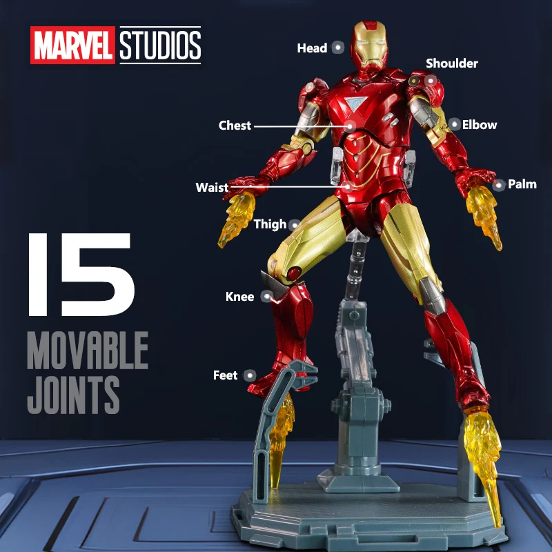 Marvel Avengers Mystery Blind Box Action Figure Set with Iron Man MK3/Captain America/Spider-Man Collectible Toy with Display Stand Bulk Wholesale Sup