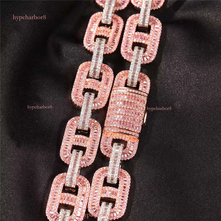 Hip Hop Necklace Zircon Jewelry Cuban k Chain