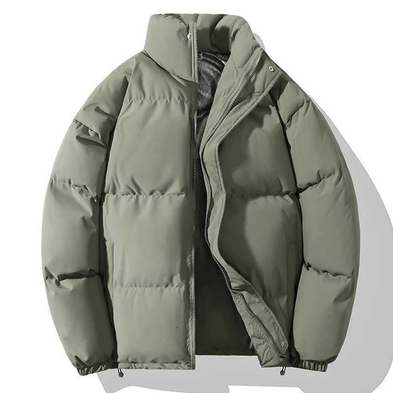 Full Zip Mens Parkas Graphene Puffer Jacket Warm Thick Self Heating Winter Jacket Men Korean Fashion Solid Unisex Coat OutwearT251107