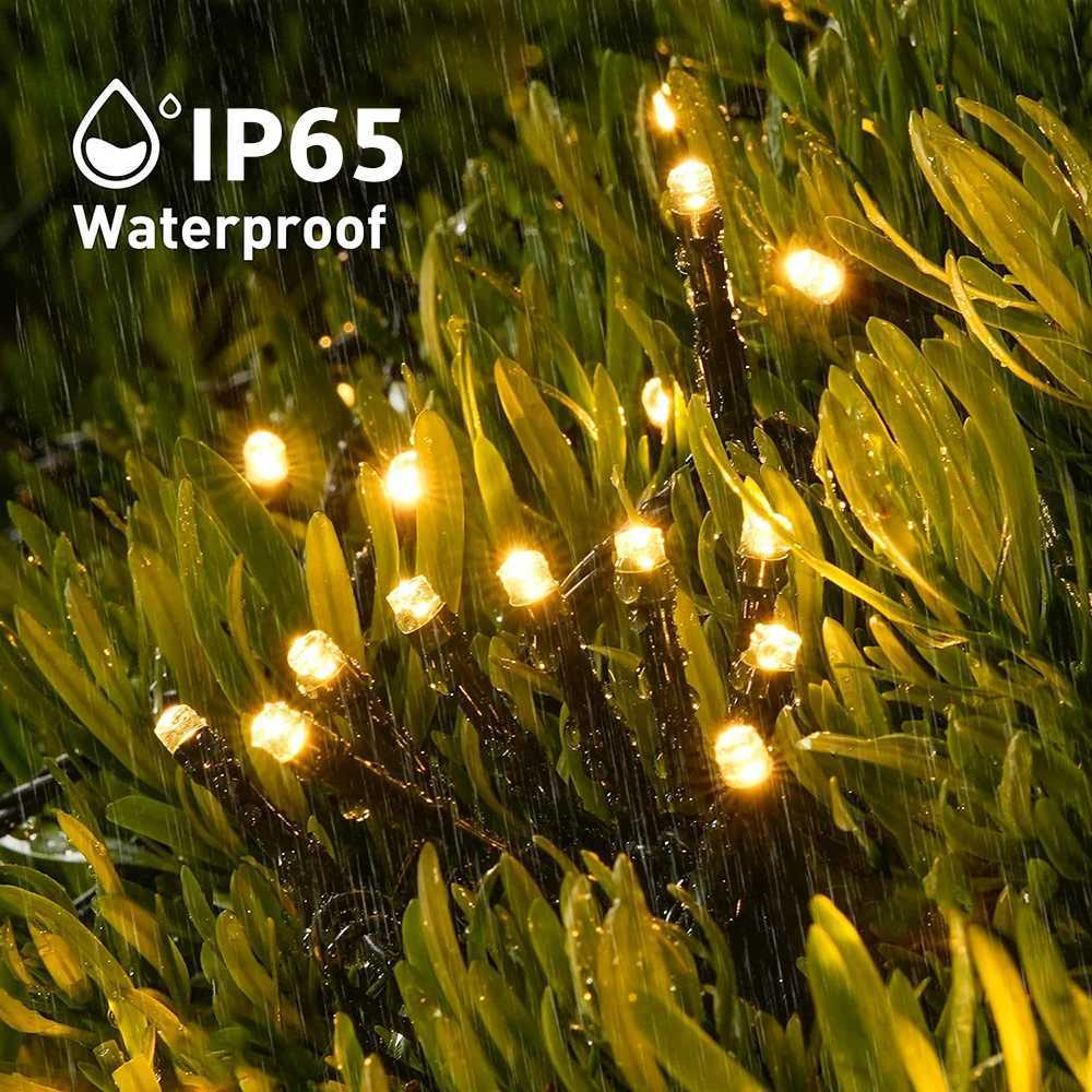 50M Icicle LED Fairy String Lights IP65 Waterproof Outdoor Connectable Christmas Decoration for Home Party Wedding Decoration W251107