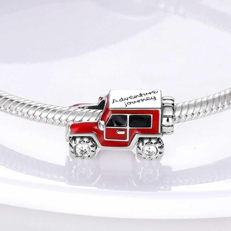 925 Sterling Silver Car Jeep Motorcycle Charms Beads Pendant Jewelry Fit Original 925 Bracelet For Women DIY GiftXJ251107