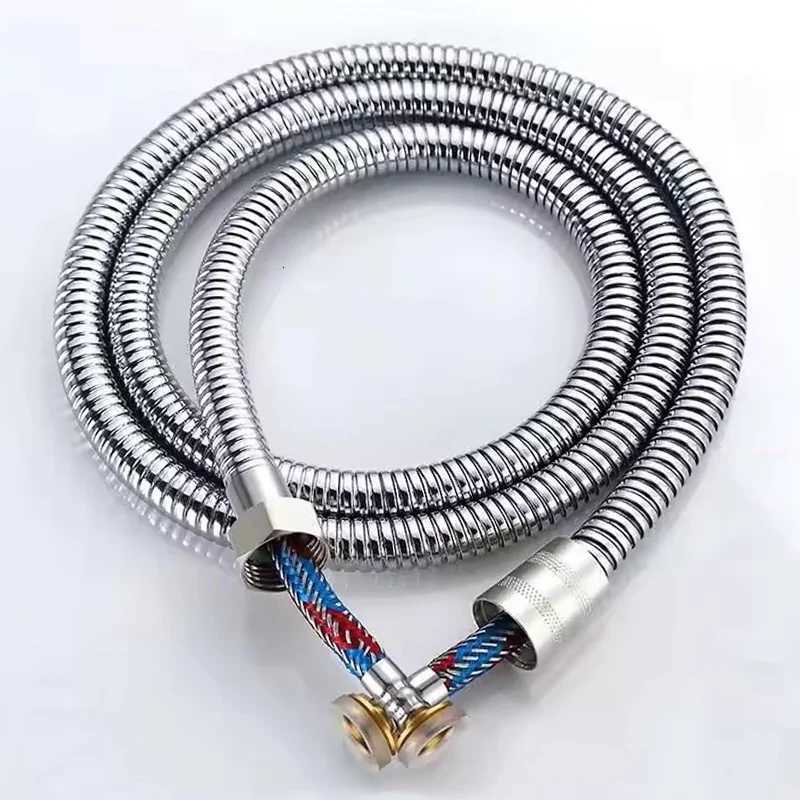 15/2/ Stainless Steel Braided Inner Pipe ible Shower Hose High Pressure Explosion-proof Bathro Extension Shower Tube Y251107