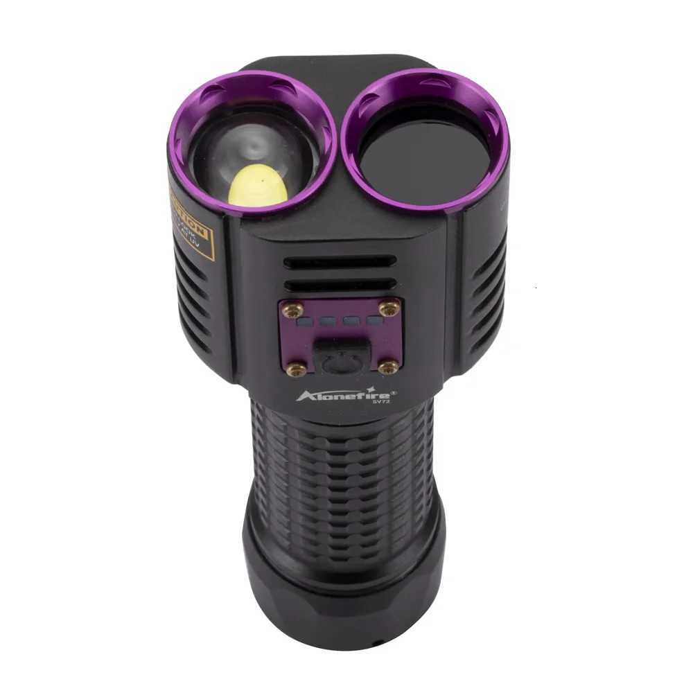 2in1 20W UVWhite light High Power Flashlight 365nm USB Charging Blacklight Money Ore Pet Stains Leakage Marker Detector lampW251106