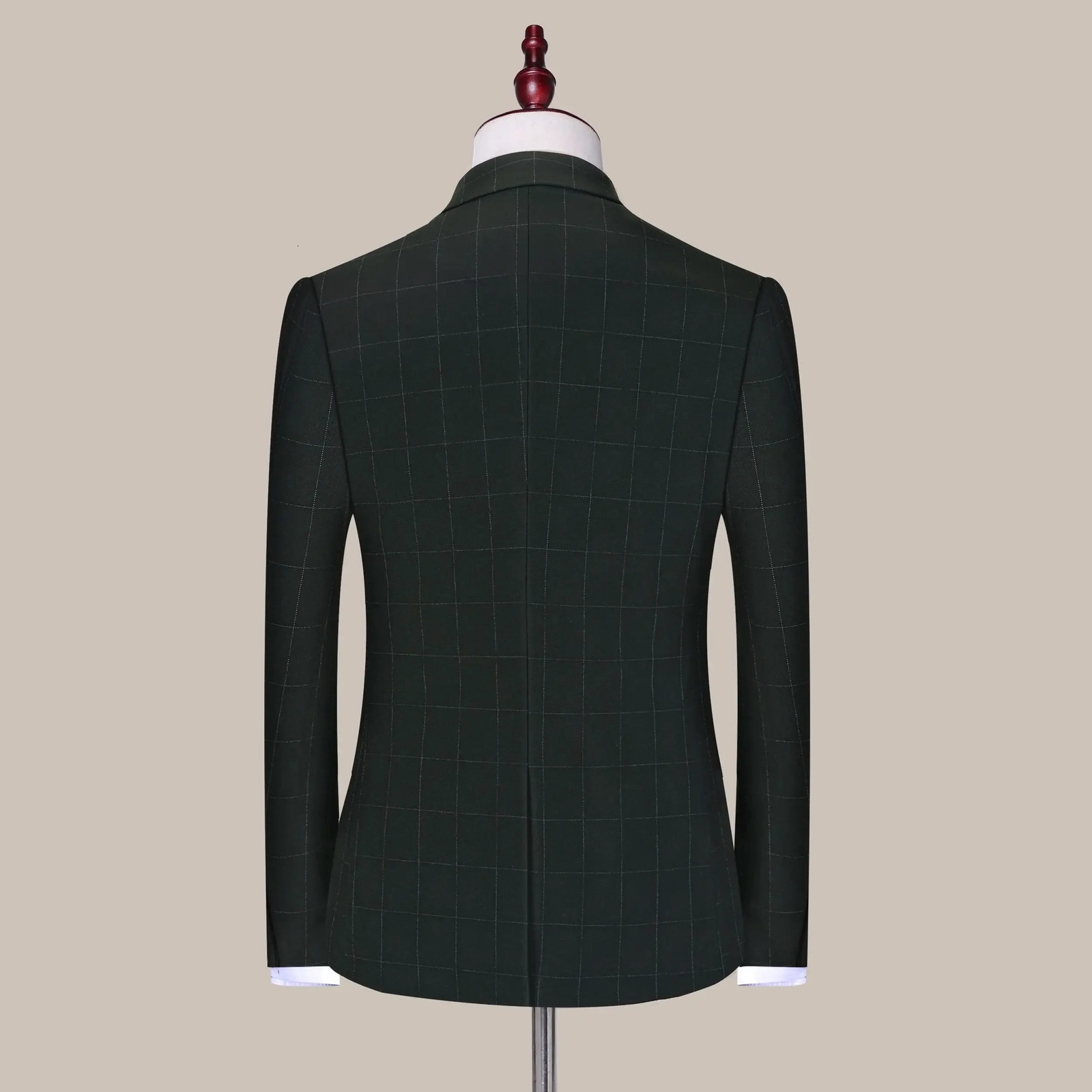 Fashionable Business Casual Gentleman Italian Style Elegant Stripe Slimming 3-Piece Set 250402
