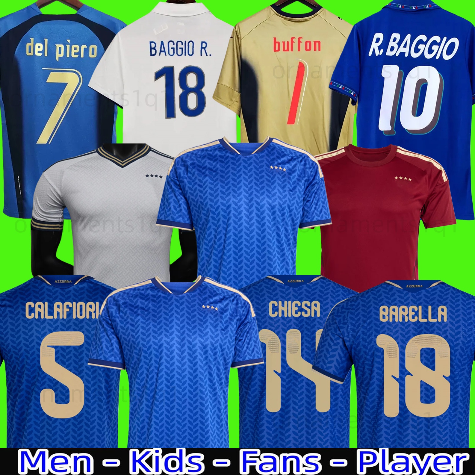 1982 ItalyS Retro soccer Jersey 1990 1996 1998 2000 2006 HOME FOOTBALL 1994 Maldini Baggio Donadoni Schillaci Totti Del Piero 2026 2027 Pirlo Inzaghi buffon