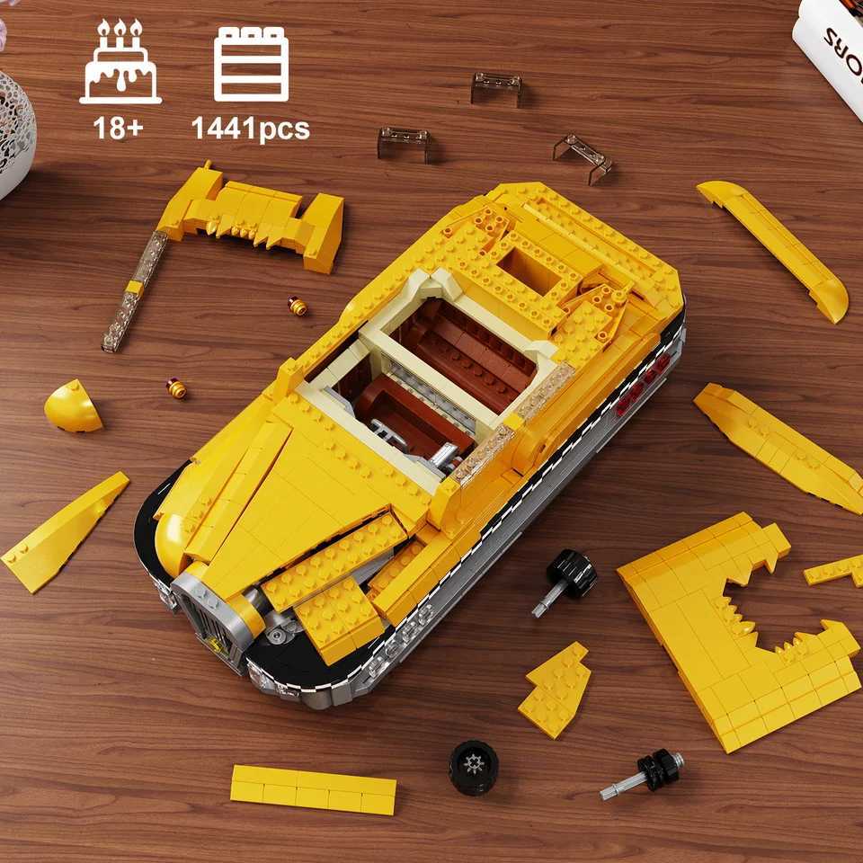 Fifth Element Car Building Blocks Set w Taxi B90 Model Bricks Toys Boys and Girls Christmas Gifts 1441 PCS C251111