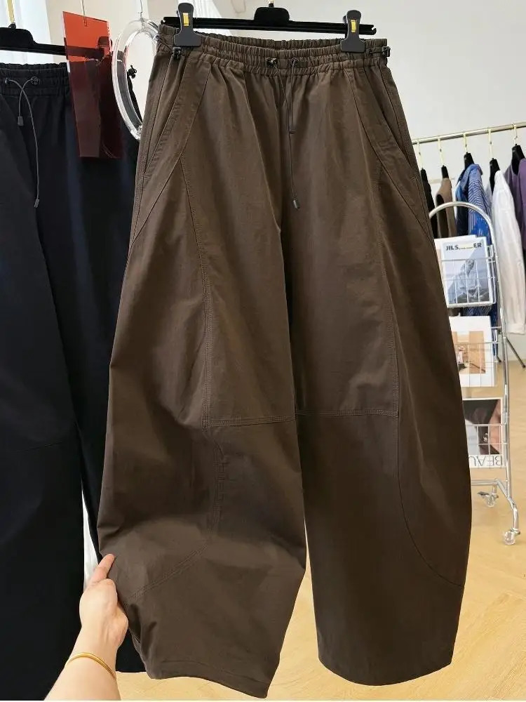 Style Loose Slim and Versatile Fashionable Comfortable Wide-leg Pants Simple Fashion Female Trousers251103
