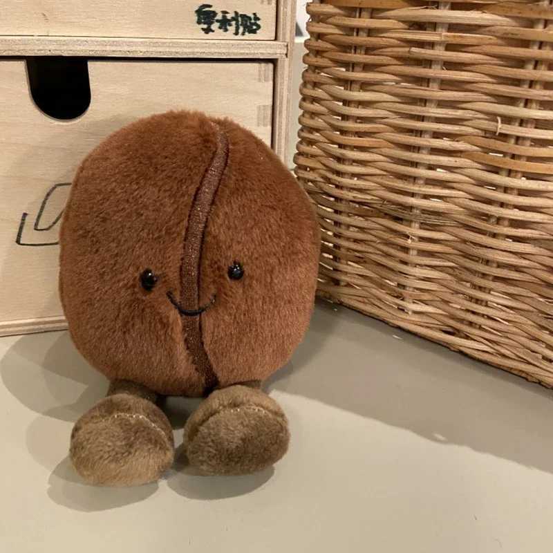 Adorably Coffee Bean Plushies Soft Doll Brown Coffee Food With Foot Plush Toy Funny Home Decor Xmas Gifts Girl C251107