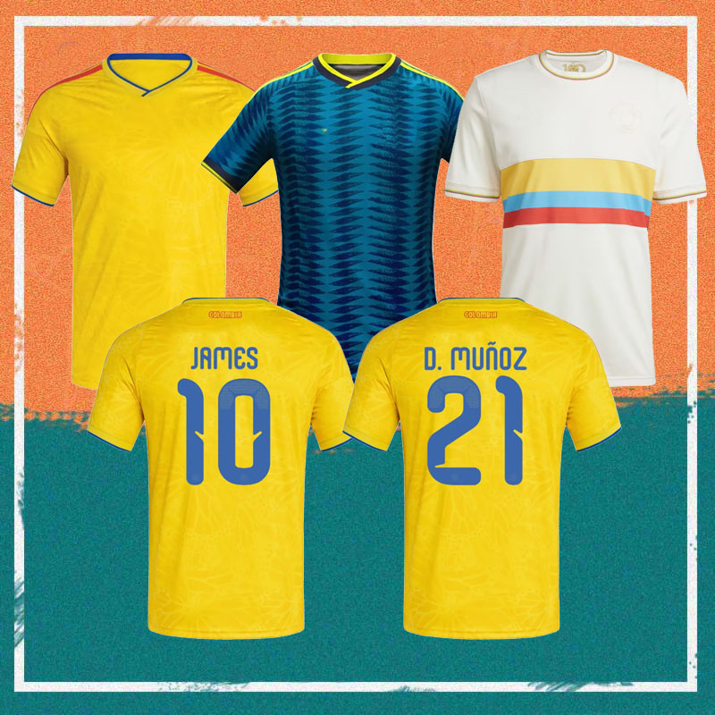 2026 Colombia JAMES LUIS DIAZ 100 Anniversary Soccer Jerseys 26/27 DURAN M.BORJA L.DIAZ J.LERMA Football Shirt ARIAS BORRE CARRASCAL National Team CORDOBA uniform