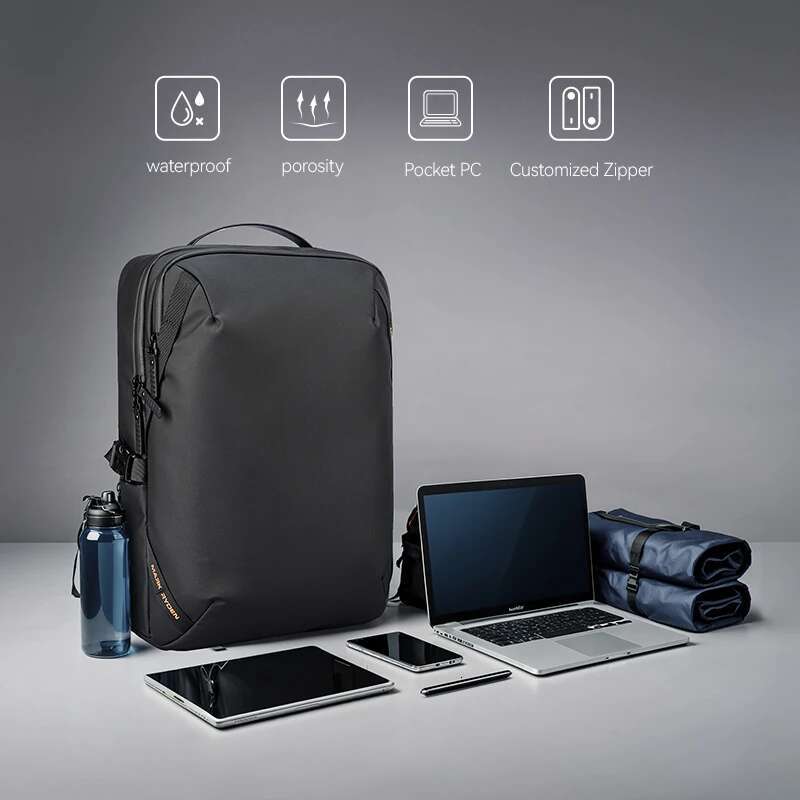 Markryden Infinitely Lite: Multifunctional Waterproof Large Capacity Daily Travel 180 Degree Closure Backpack Men's Backpacks
