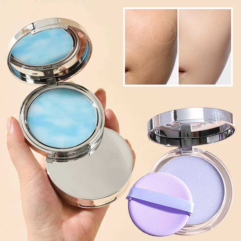 1 purple set of skin friendly natural facial long-lasting oil control contour powder cosmeticsXJ250407