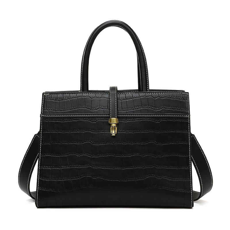 Crocodile Design Bag Women's Korean Version Fashion Large Capacity Tote Commuter Single Shoulder Crossbody Handbag